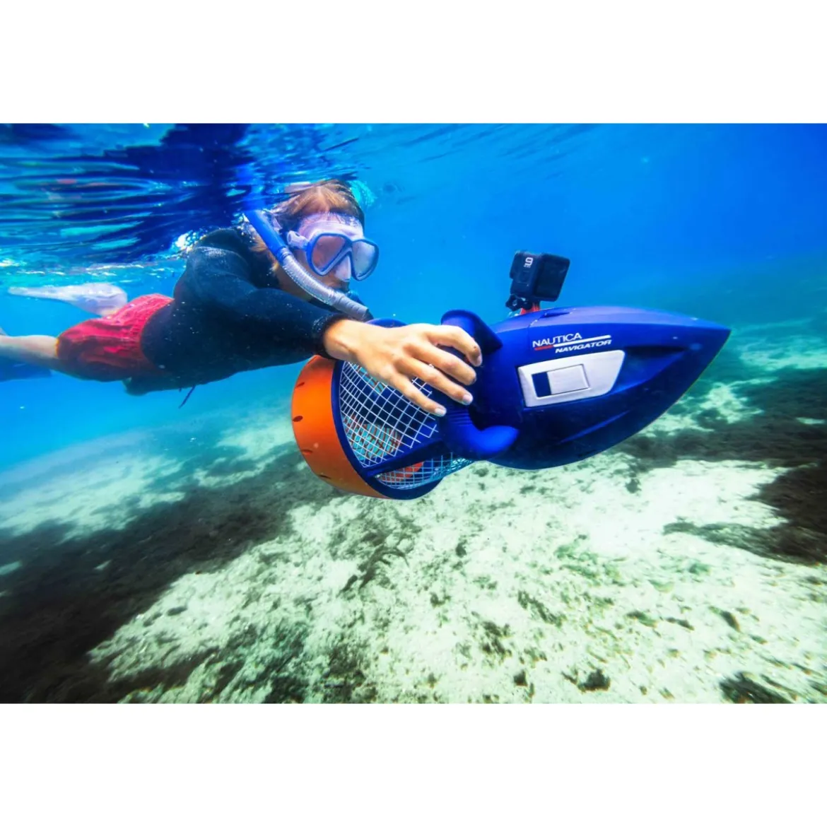 Acquascooter NAVIGATOR per Immersioni Seascooter Subacqueo a Batteria Ricaricabile