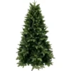 Albero di Natale Altezza 210 cm Ø130 cm Verde PE PVC Rami Realistici