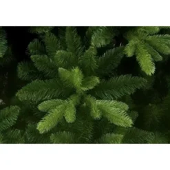 Albero di Natale Altezza 210 cm Ø130 cm Verde PE PVC Rami Realistici