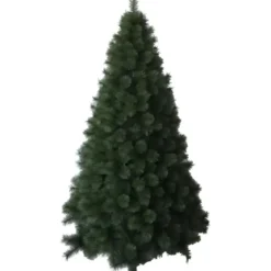 Albero di Natale Alto 150 cm Folto Verde Base 110 cm Rami Realistici