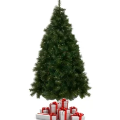 Albero di Natale Alto 270 cm Pino Verde Folto Senza Addobbi