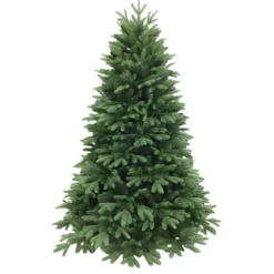Albero di Natale Alto 150 cm Verde Effetto Realistico in PE PVC