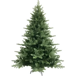 Albero di Natale Artificiale Altezza 240 cm Rami Realistici in PVC
