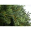Albero di Natale 210 cm Verde PE PVC Effetto Realistico Base 140 cm
