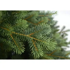 Albero di Natale 180 cm Verde PE PVC Effetto Realistico Base 124 cm