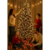 Albero di Natale con Rami Innevati in PVC Effetto Neve Realistico 210 cm