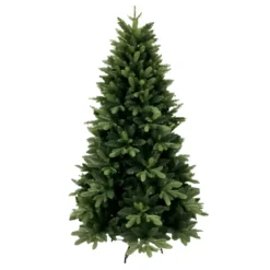 Albero di Natale Effetto Realistico Verde Altezza 240 cm in PVC PE