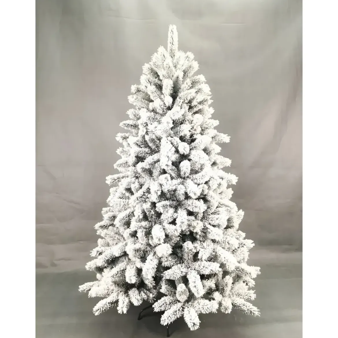 Albero di Natale Innevato Altezza 240 cm Artificiale Rami in PVC