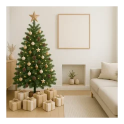 Albero di Natale Pino Verde Folto Alto 240 cm Realistico