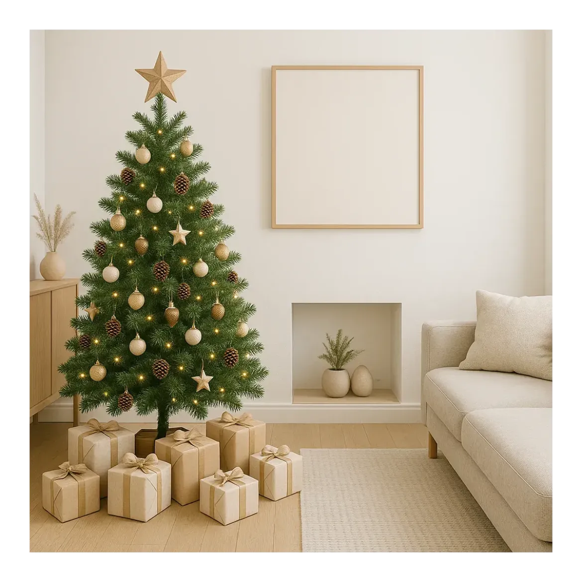 Albero di Natale Pino Verde Folto Alto 240 cm Realistico