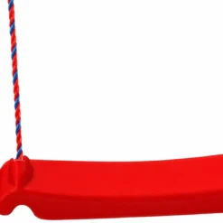 Altalena da Giardino per Bambini Singola in Acciaio Blu Rosso EN-71