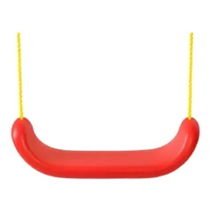Altalena per Bambini in Acciaio Singola per Giardino 168x163x200 cm