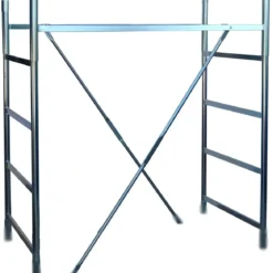 Alzata Completa 120 cm per Trabattello Ponteggio in Acciaio Zincato