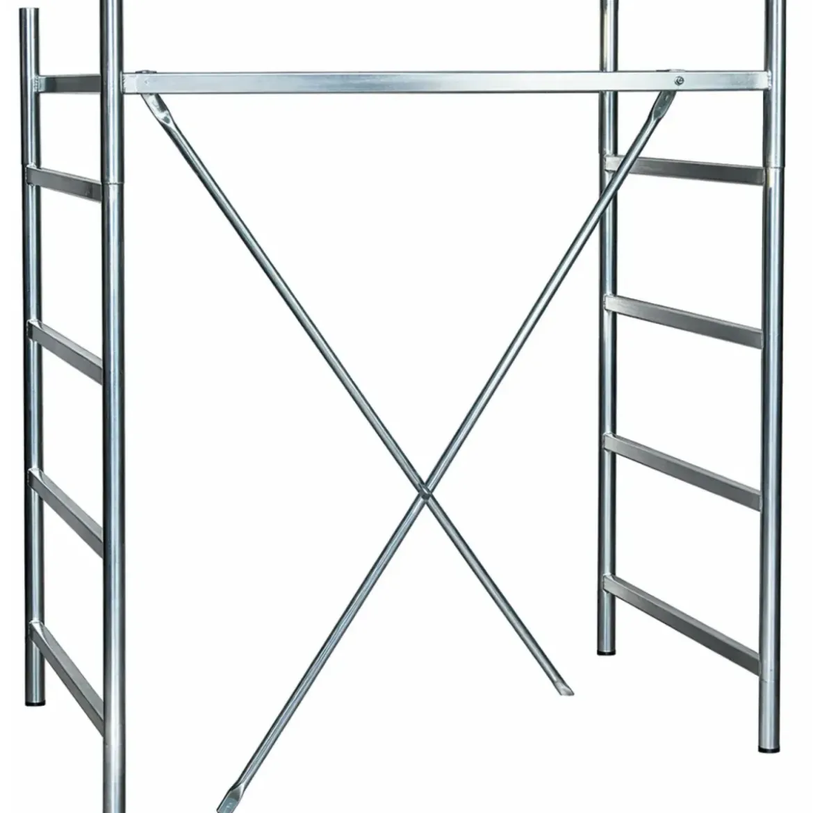 Alzata Completa 120 cm per Trabattello Ponteggio Acciaio Zincato