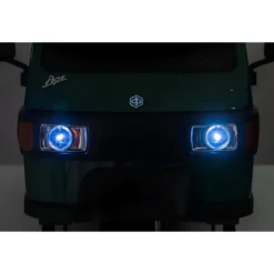 Ape Car Piaggio Elettrica per Bambini Verde con Ruote EVA e Telecomando