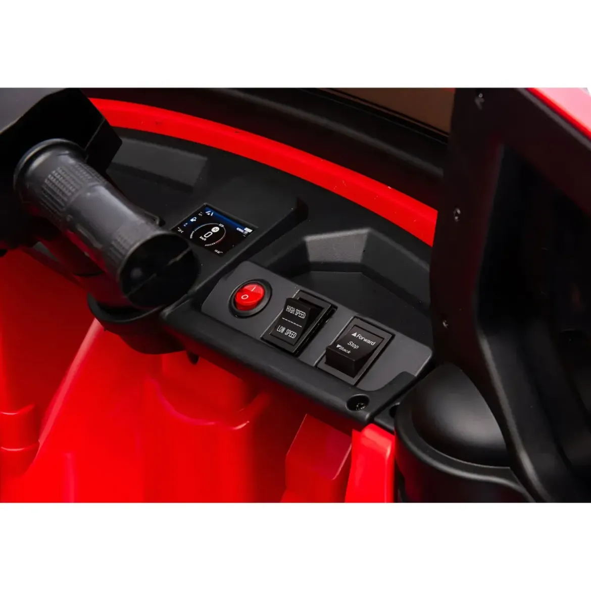 Ape Car Piaggio Elettrica per Bambini Rosso con Ruote EVA e Telecomando