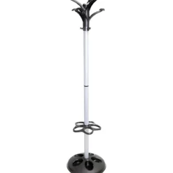 Appendiabiti da Terra con Portaombrelli Ingresso h170 cm Antracite