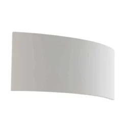 Applique a Muro Verniciabile Lampada in Gesso Luce Doppia Emissione