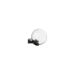2 Applique a Sfera da Muro da Esterno 25 cm Trasparente