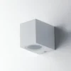 Applique Faretto a Parete da Esterno in Alluminio Bianco un Punto Luce