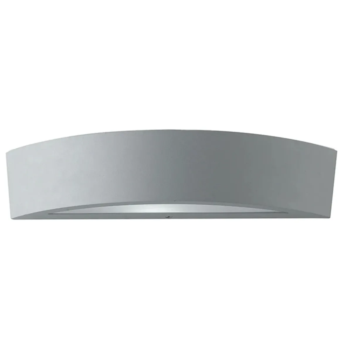 Applique in Alluminio Argento da Esterno Intec Faretto per Giardino