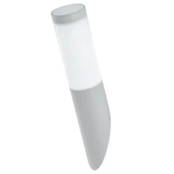 Applique Paletto a Parete in Acciaio Inox Bianco da Esterno Punto Luce