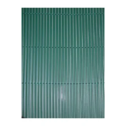 2 Arella Doppia in Bamboo PVC Recinzione 3x1.5 Ombreggiante Verde Beige Plastica