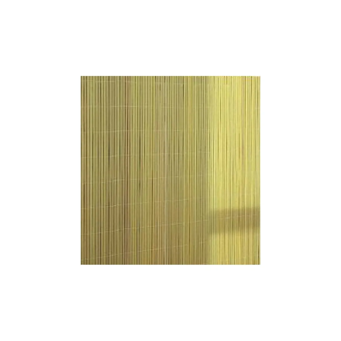 2 Arella Doppia in Bamboo PVC Recinzione 3x1 Ombreggiante Bambù Beige Plastica