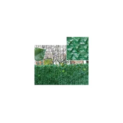 Arella Siepe Finta 1x3 Artificiale Edera Sempreverde Giardino Balcone Sintetica