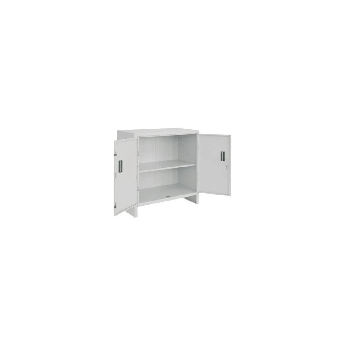 Armadietto in acciaio 100x80 con Ripiano interno Serratura e Maniglie