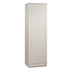 Armadio 1 Anta 150 h Mobile con Ripiani Multiuso da Bagno Salvaspazio Ufficio