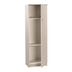 Armadio 1 Anta 150 Olmo Mobile con Ripiani Multiuso Bagno Salvaspazio Ufficio