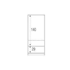 Armadio Bianco 180 2 Ante Appendiabiti Mobile con Ripiano Ufficio Camera Letto