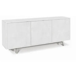 Armadio Bianco Madia 3 Ante Contenitore Buffet Soggiorno Credenza