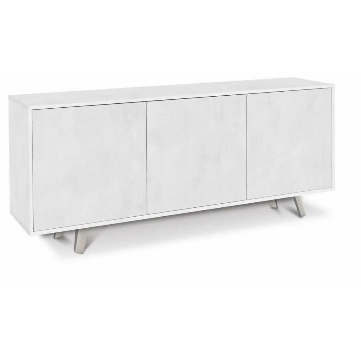 Armadio Bianco Madia 3 Ante Contenitore Buffet Soggiorno Credenza