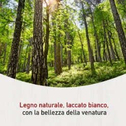 Armadio Camera da Letto 2 Ante con Asta Appendiabiti Legno Bianco