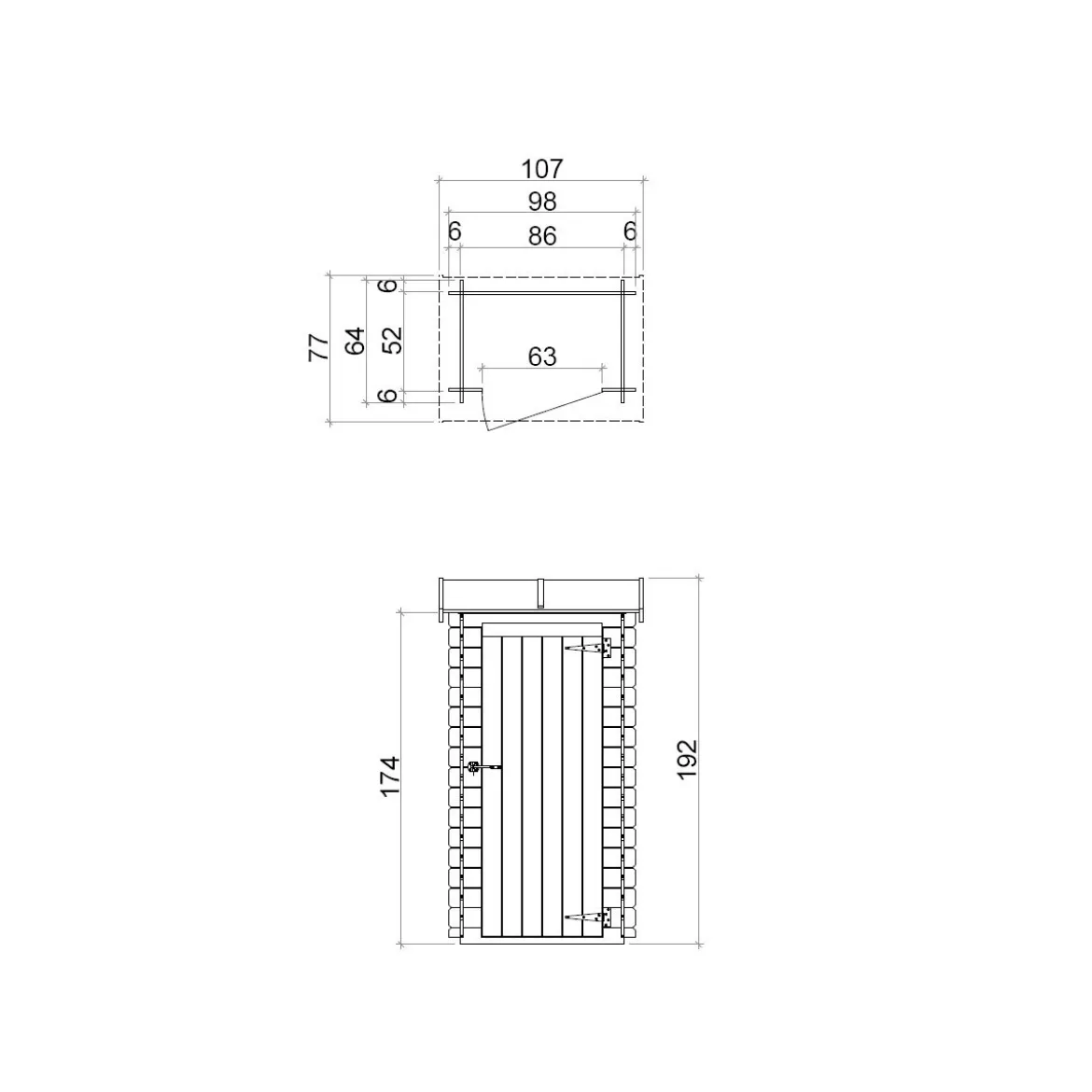 Armadio Casetta in Legno con Pavimento Ripostiglio Attrezzi da Giardino Balcone