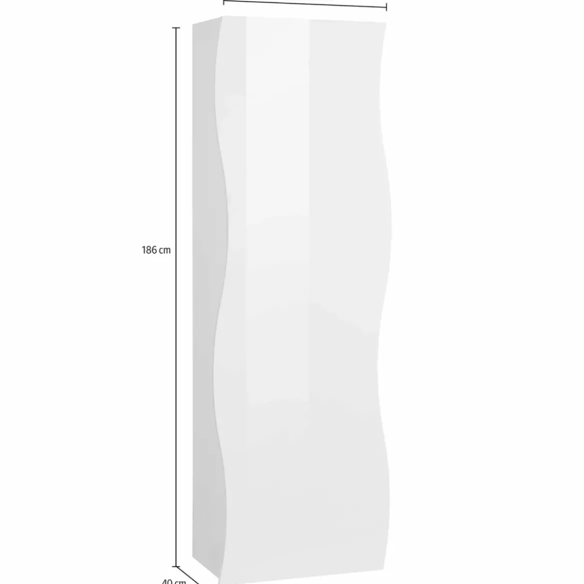 Armadio con 1 Anta Battente e Asta Appendiabiti Beige Cachemire