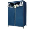 Armadio in Tessuto blu Tnt con Apertura a Zip Finestra Trasparente