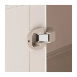 Armadio Keter Alto Tuttopiani in Resina da Esterno Beige Impermeabile Terrazzo