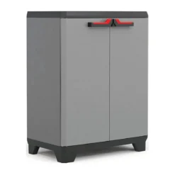 Armadio Keter Basso Garage 2 Ante 90 cm Balcone da Esterno Veranda Multifunzione