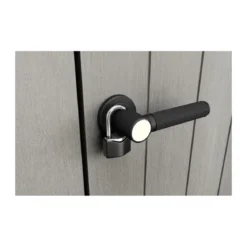 Armadio Keter Esterno Bidoni Rifiuti Biciclette Effetto Legno da Giardino Box