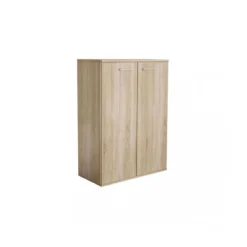 Armadio Mobiletto Multiuso Quercia Chiaro In Legno Mobile 2 Ante