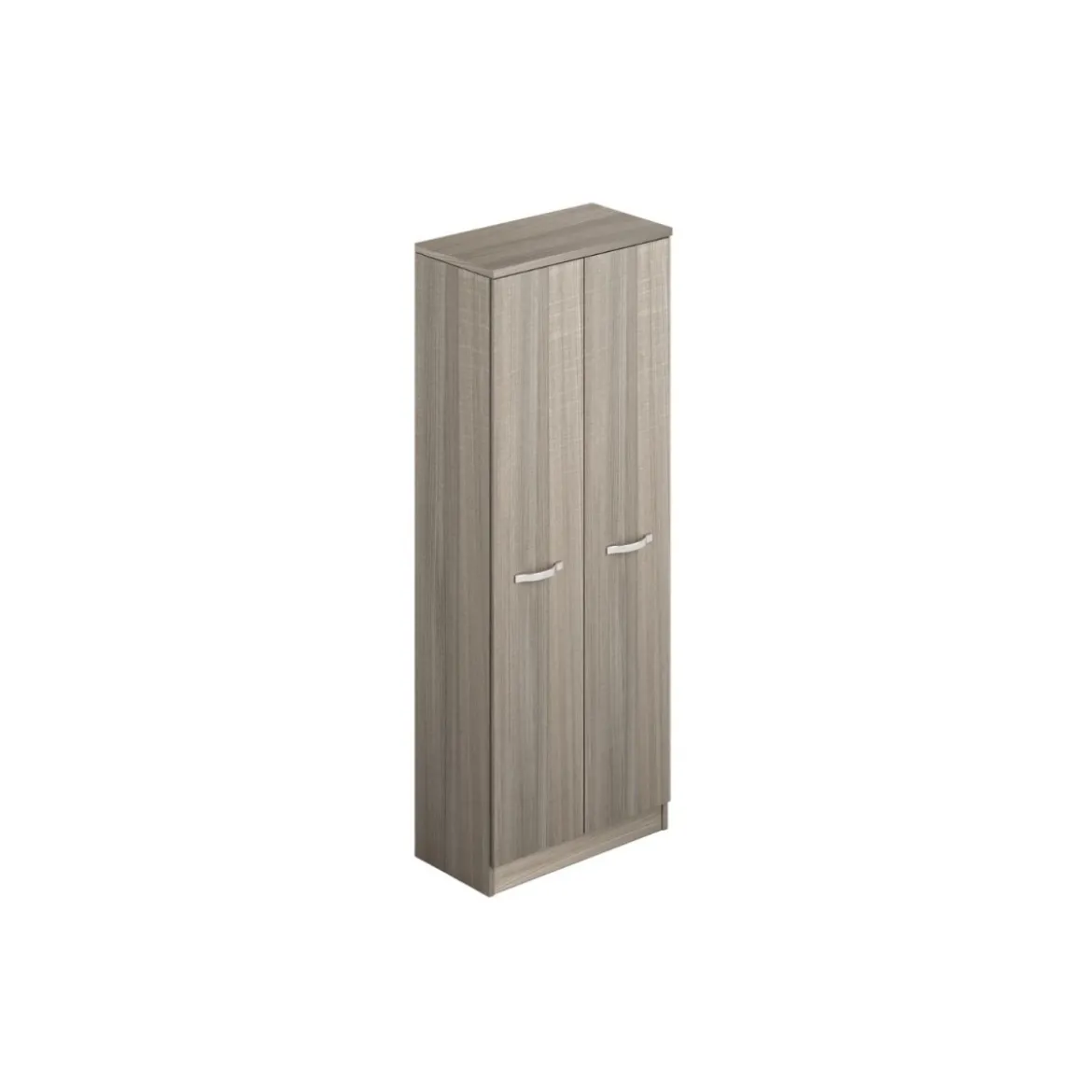 Armadio Multiuso con Ripiani Portascope in Legno 180 cm Olmo