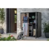 Armadio Porta Attrezzi Keter 1400L Resina Finitura Legno UV da Esterno