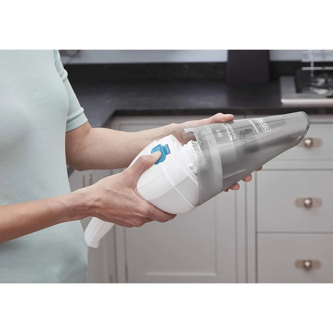 Aspirapolvere senza Fili Sacco a Batteria Black Decker Aspirabriciole Portatile