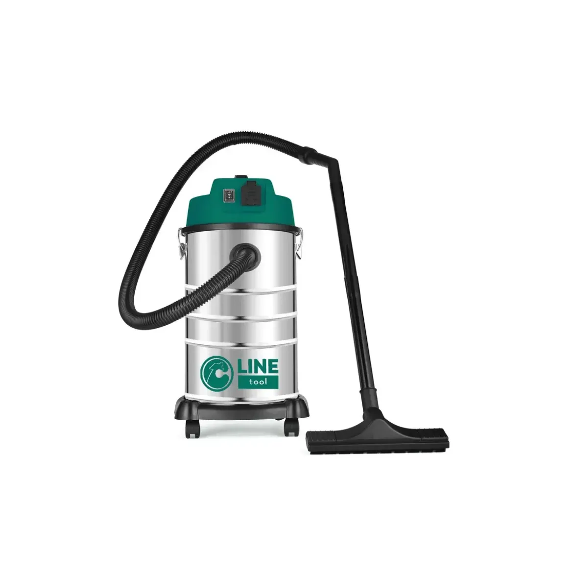 Aspiratore Solidi Liquidi 1400W 30L Acciaio Casa Garage Magazzino