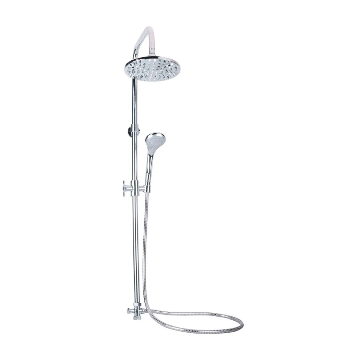 Asta Saliscendi Doccia con Soffione Deviatore Set Completo Sistema Colonna Bagno