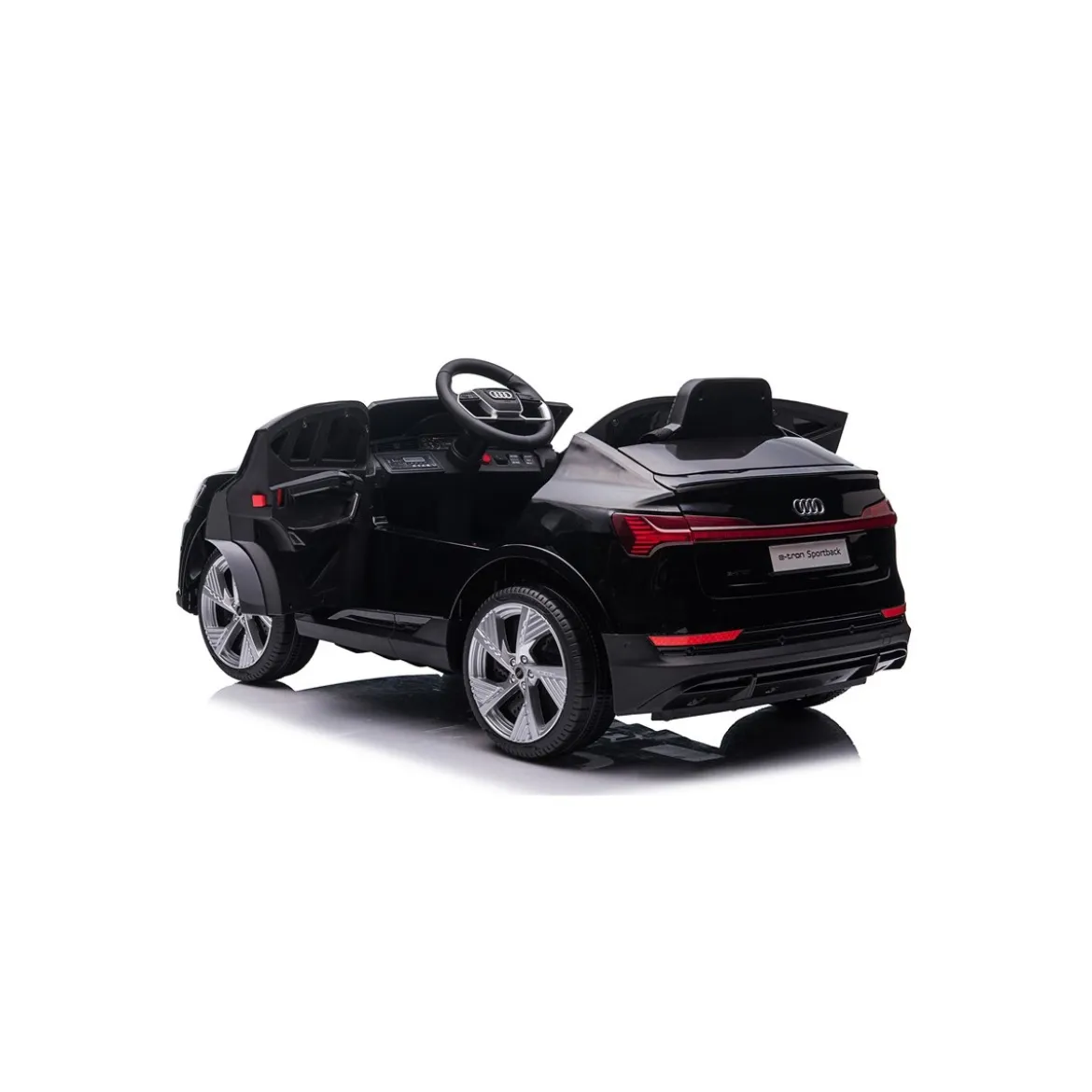 Audi E Tron Nera Macchina Elettrica a Batteria Radiocomandata
