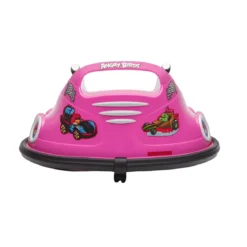 Auto Autoscontro per Bambini Angry Birds Rosa 6V con Luci e Telecomando